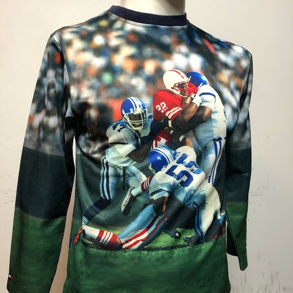 Vintage 90s Tommy Hilfiger Football Tee - Picture 1 of 3